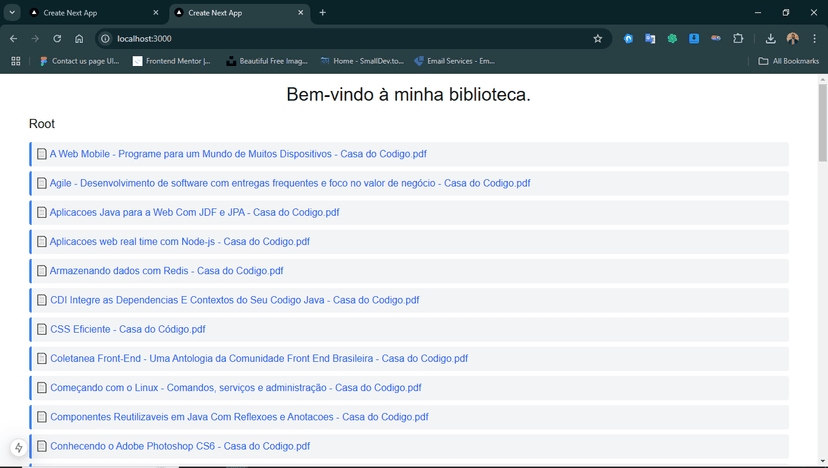 Biblioteca de Programação